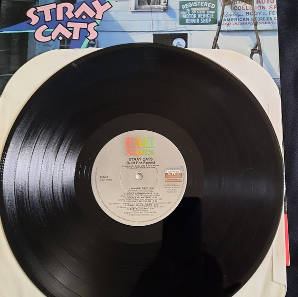 Stray Cats- Built For Speed, Vinyl LP 1982 - Picture 3 of 8